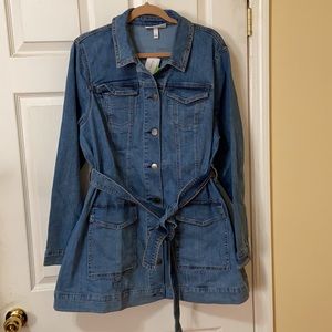 Belted Denim Jacket